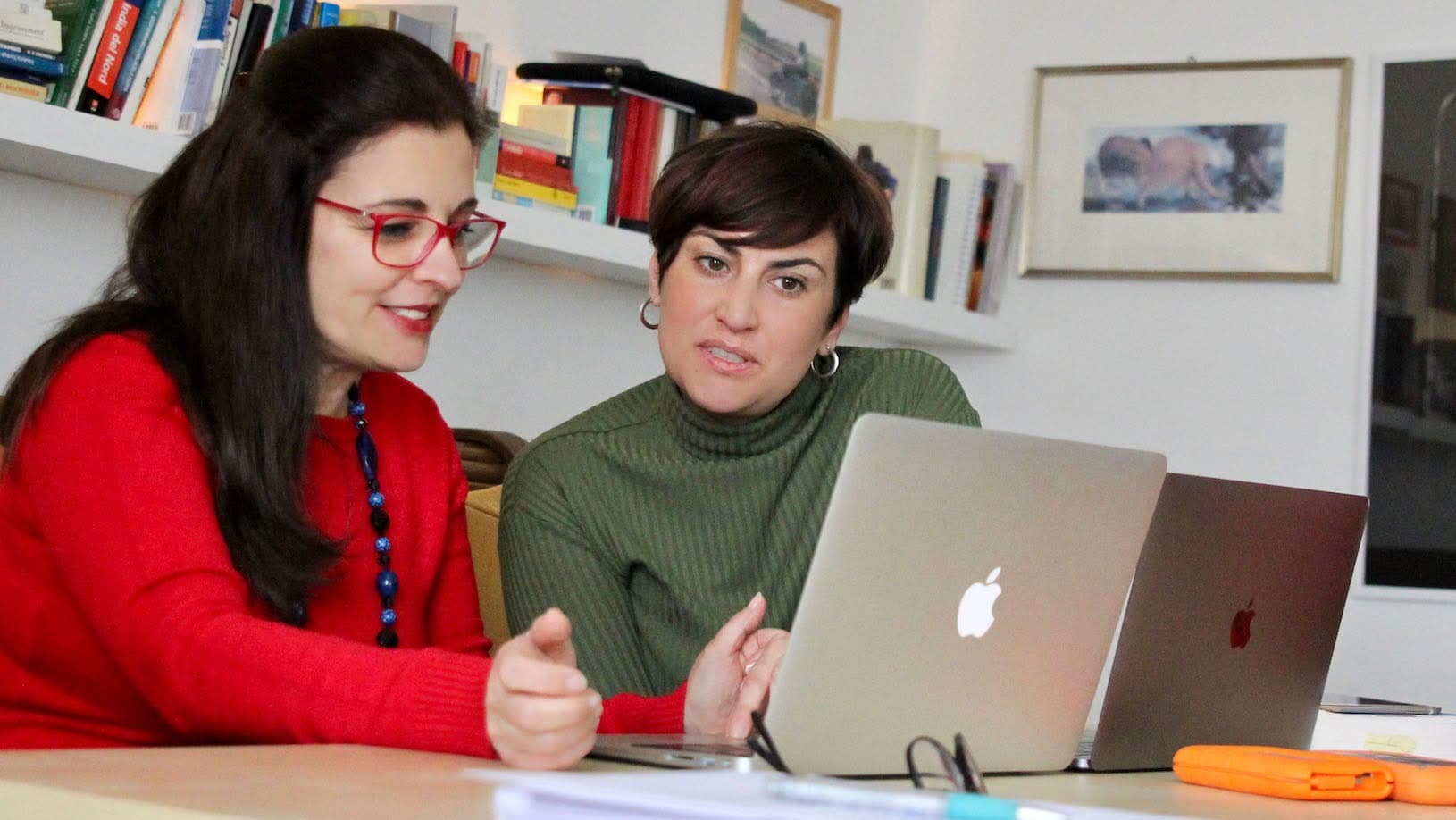 Marta Mazzucco durante una sessione di consulenza individuale uno a uno
